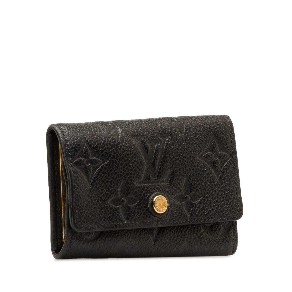 Black Louis Vuitton Monogram Empreinte 6 Key Holder