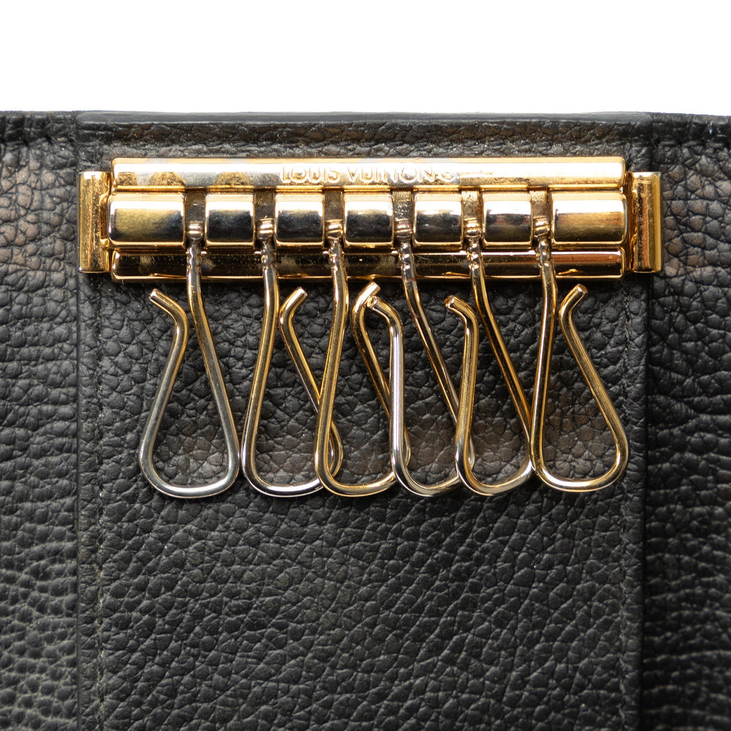 Black Louis Vuitton Monogram Empreinte 6 Key Holder