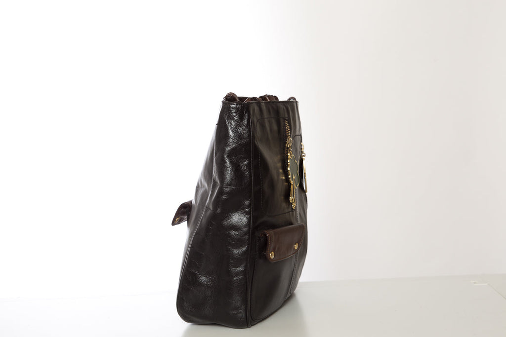 Moschino Black & Brown Handbag