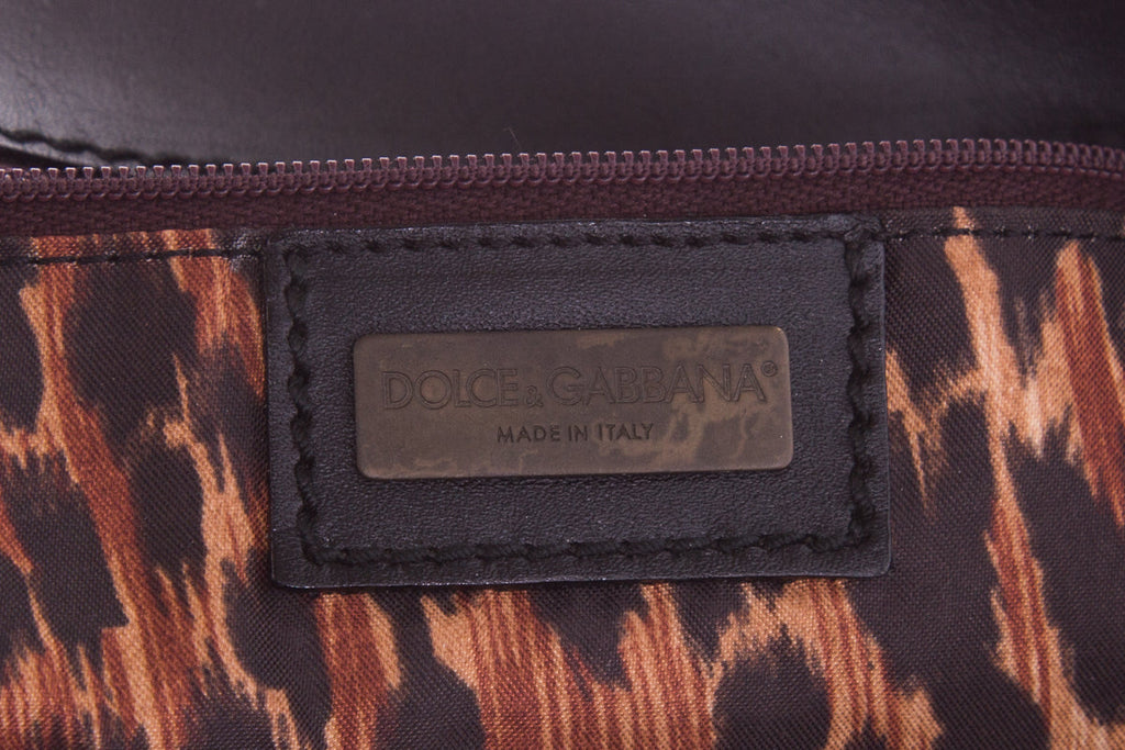 Dolce & Gabbana Dark Denim Tote  Handbag