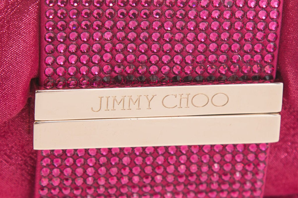 Jimmy Choo Pink Crystal Detail  Handbag