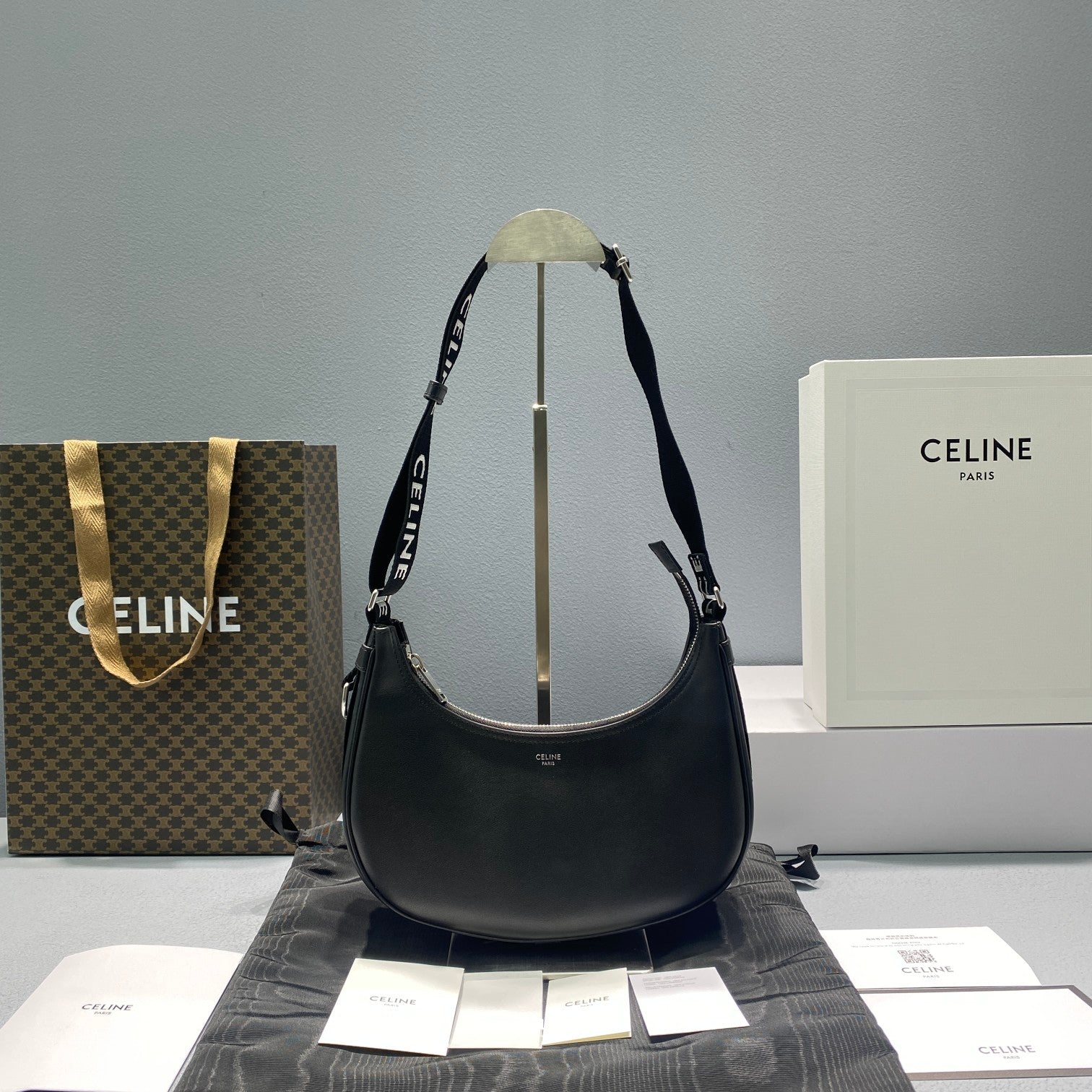 GLAMI MeGLAMIum Ava Bag With GLAMI Strap Black For Women 9in/23cmÃƒâ€šÃ‚Â 