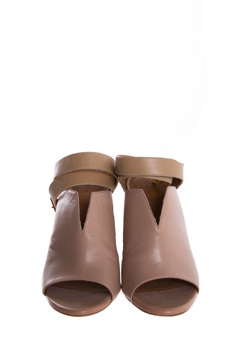 ChloÃƒÆ’Ã‚Â© Light Mauve Leather Sandals SZ 36