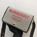 GLAMI Horseferry Print Cotton Canvas Small Crossbody Bag For Women, Bags 7.1in/18cm