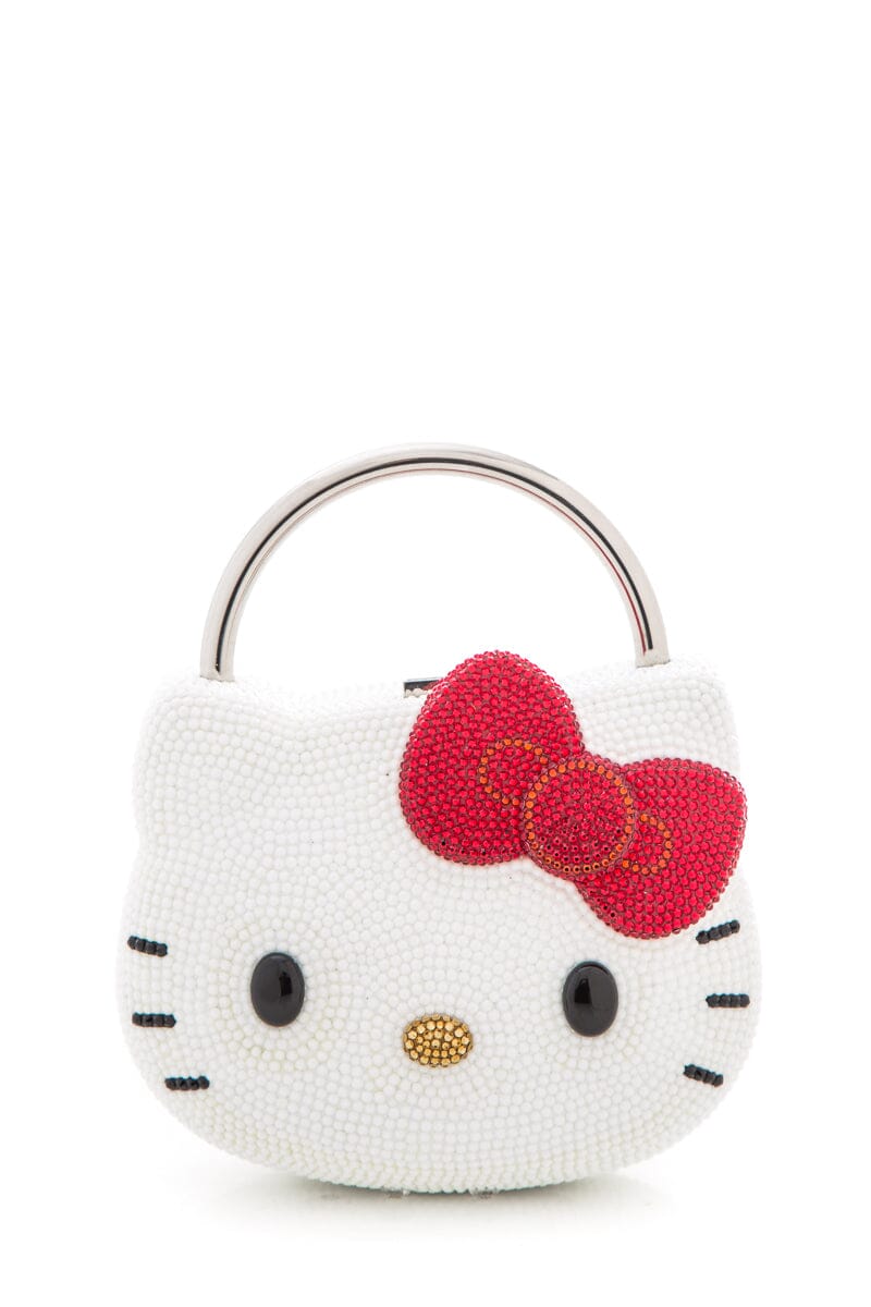 Judith Leiber X Sanrio Hello Kitty Crystal Top Handle Bag NWT