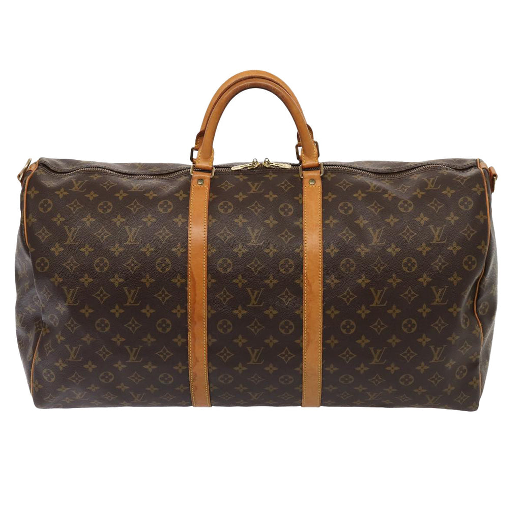 Louis Vuitton Keepall Bandoulière 60  Canvas Travel Bag