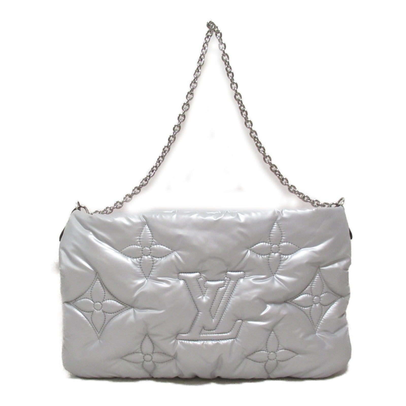 Louis Vuitton Louis Vuitton Maxime Multicolor Pochette Accessoires Shoulder Bag Shoulder Bag PVC Coated Canvas Recycled Nylon  Silver / Pink M21056