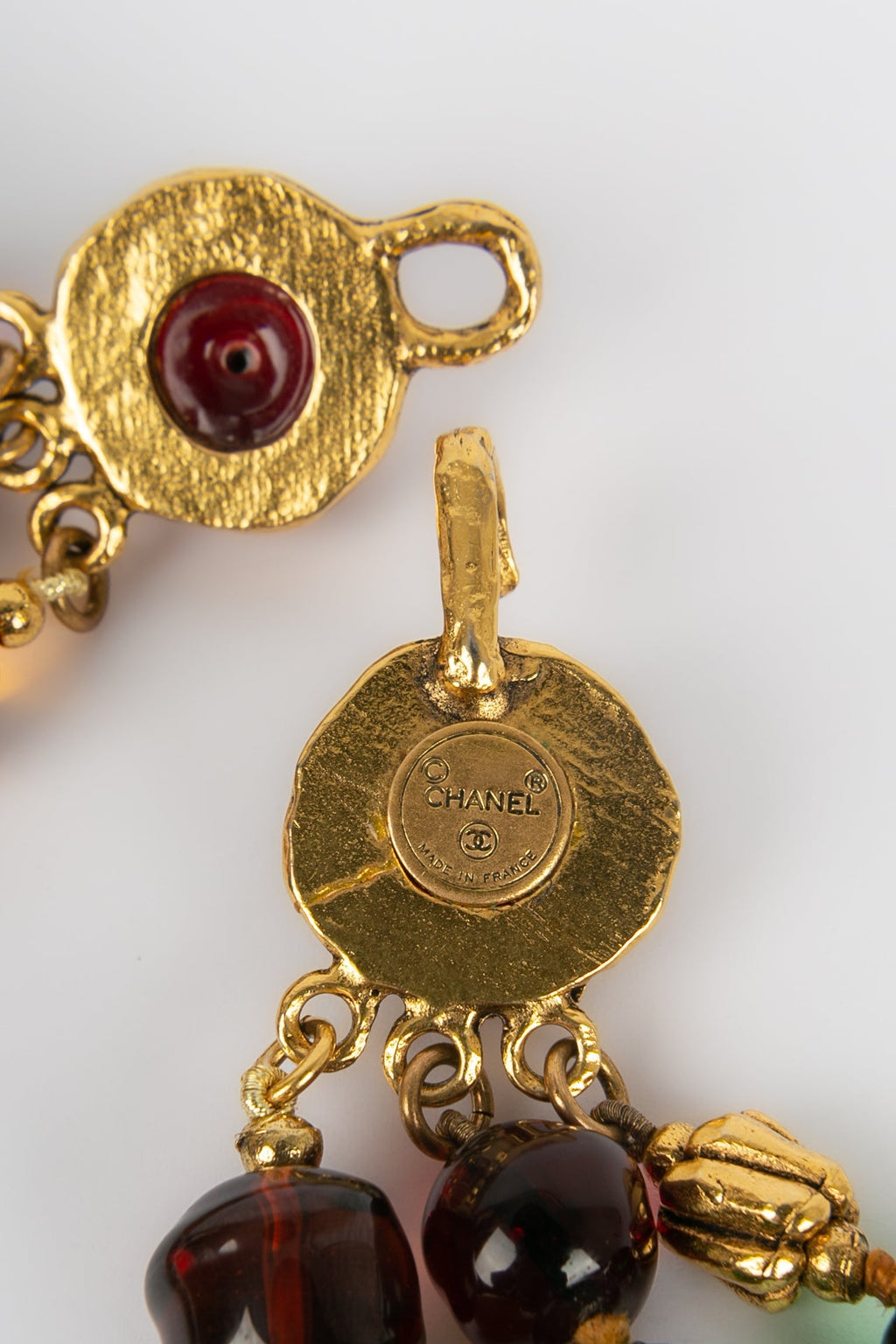Collier de perles multicolores Chanel