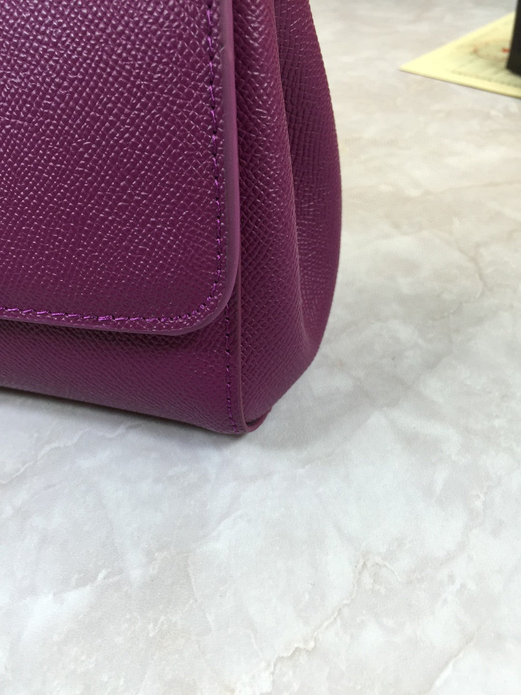 GLAMI MeGLAMIum Sicily Handbag In Dauphine Violet For Women 10.2in/26cm GLAMI