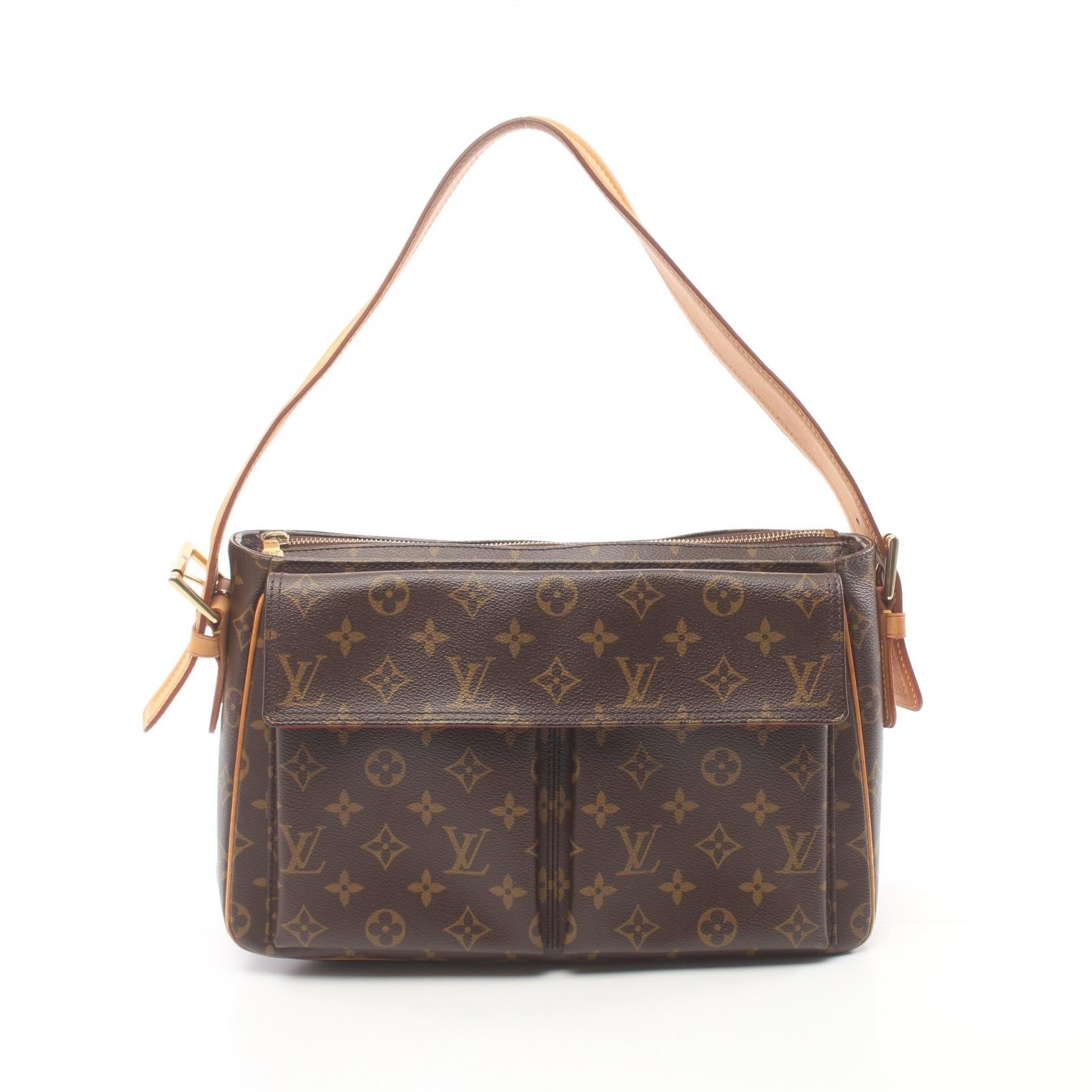 Louis Vuitton Monogram Viva Cite GM  Canvas Shoulder Bag