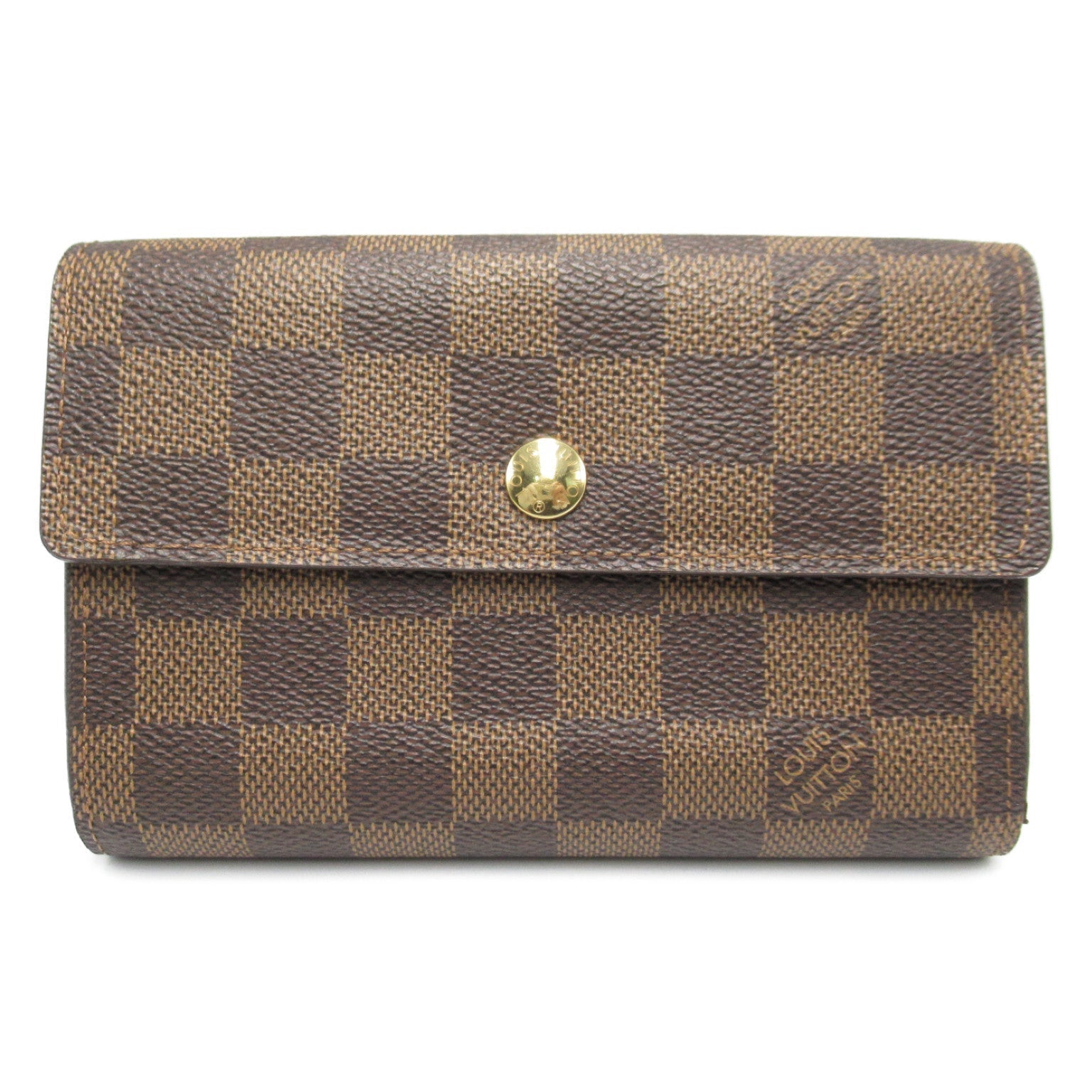 Louis Vuitton Louis Vuitton Portefolio Alexandra Three Fold Wallet Three Folded Wallet PVC  Canvas Damier  Brown N63067