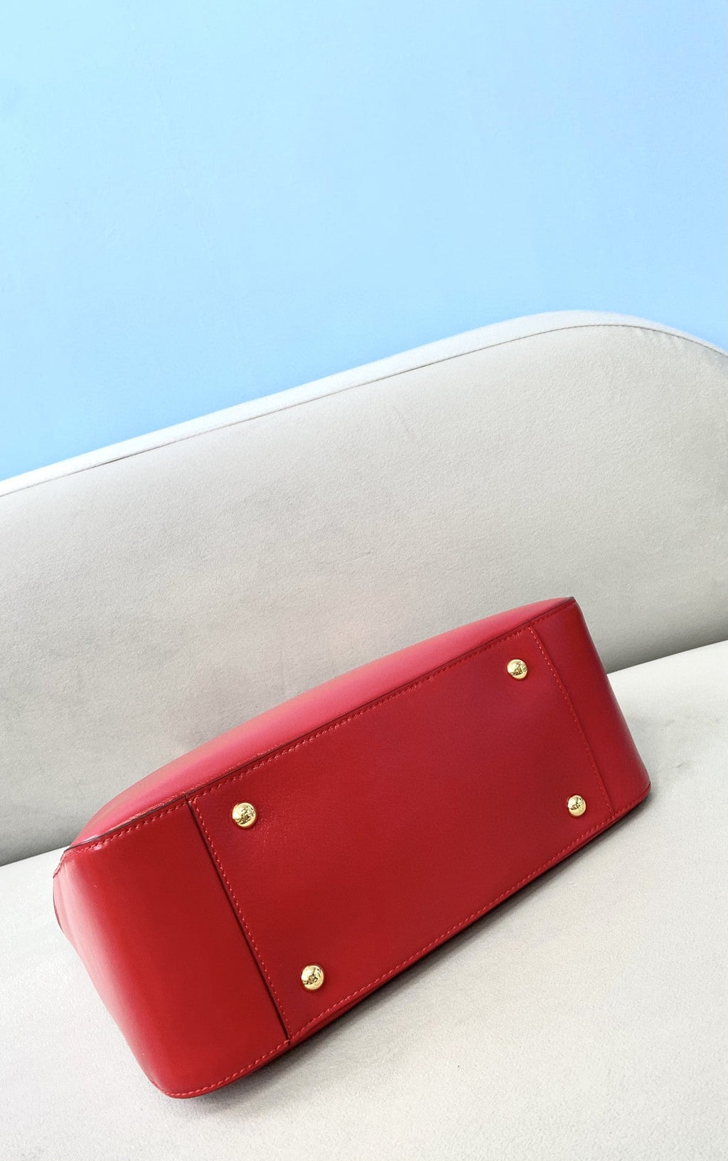 FI MeGLAMIum FF Tote Shoulder Red Bag For Woman 38cm/15in