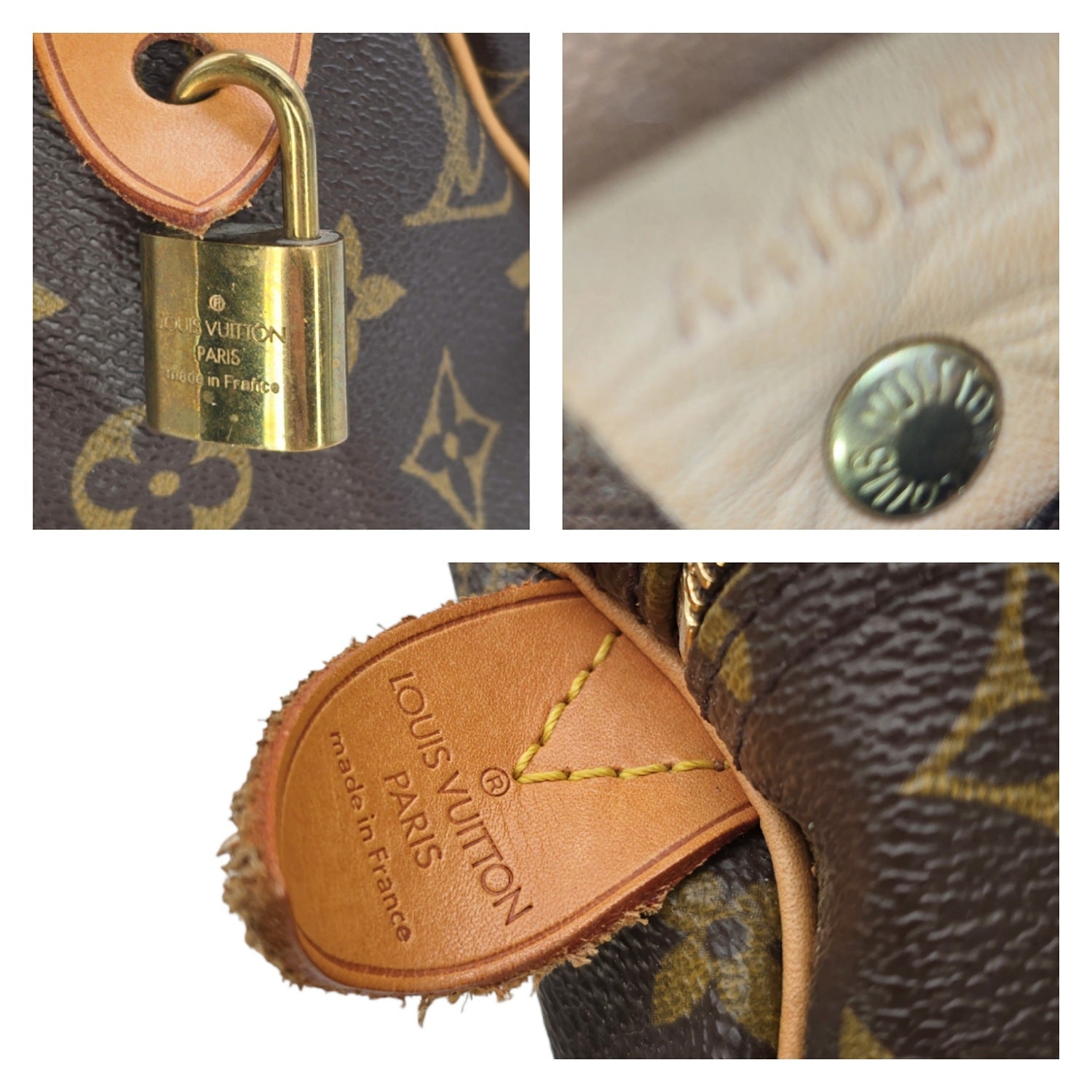 Louis Vuitton Monogram Speedy 30 Satchel