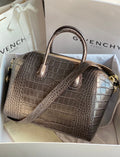 gv Antigona Bag Silver For Women, Handbags, Shoulder Bags 11in/28cm GVC