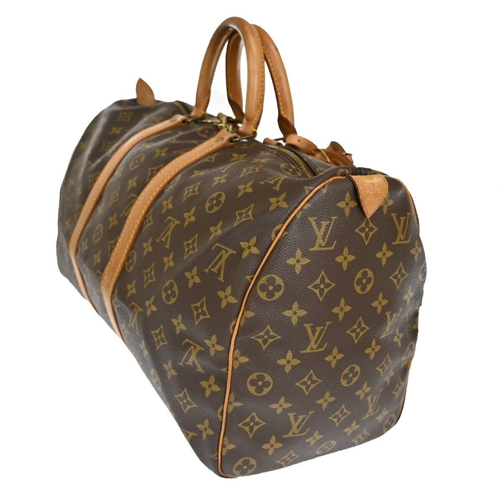 Louis Vuitton Keepall 45  Canvas Travel Bag ()
