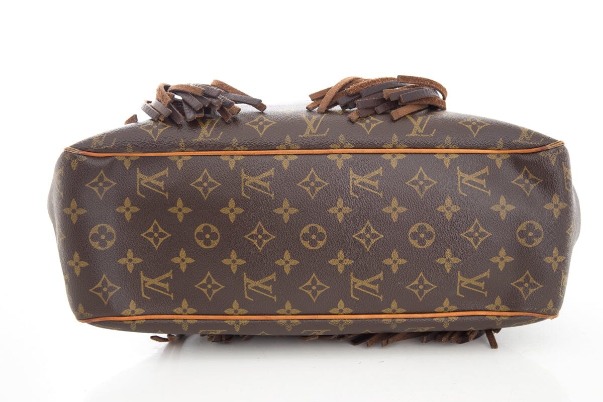 Louis Vuitton Brown Canvas Monogram Revamped Fringe Handbag