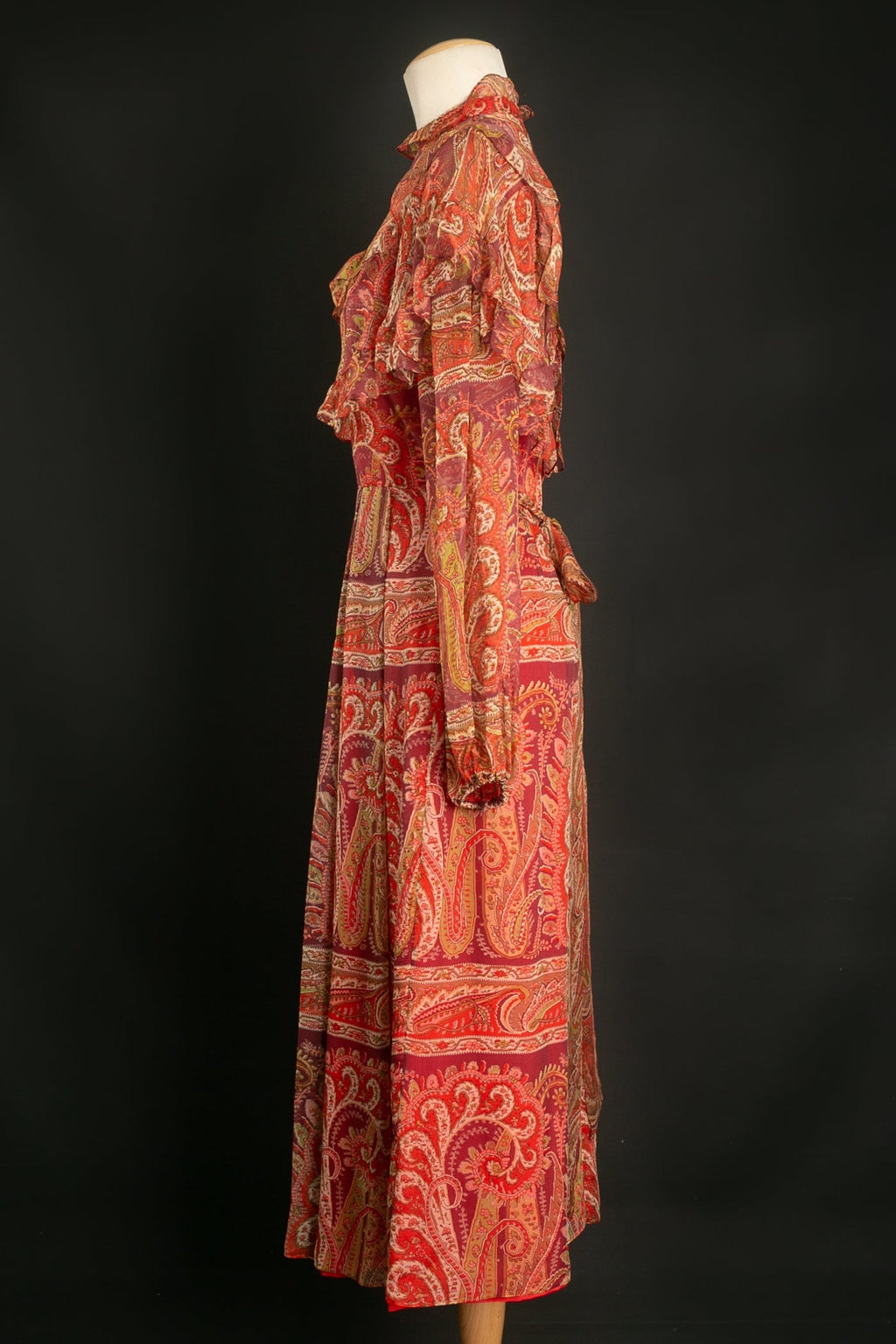 Robe en mousseline imprimÃƒÆ’Ã‚Â©e Thea Porter