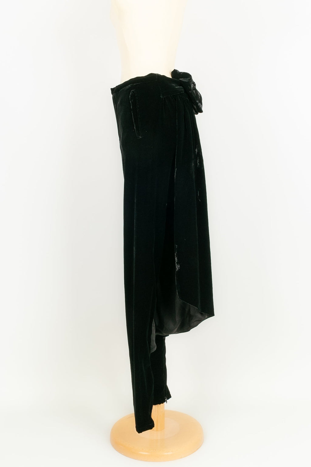 Pantalon pantacourt en velours Jean-Paul Gaultier