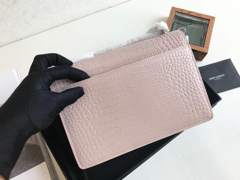 GLAMI Sunset MeGLAMIum Chain Bag Light Pink For Women 8.6in/22cm YSL 442906DND0N1202