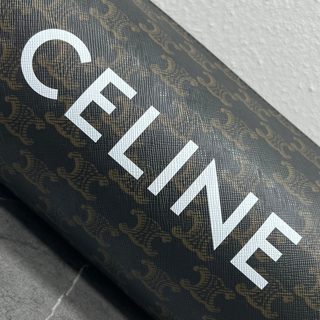 CE Cylinder Bag In Triomphe Canvas Tan For Women 9in/22cm 110052EJF.04LI