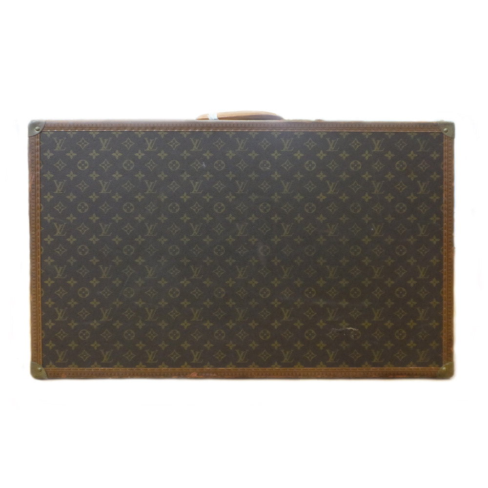 Louis Vuitton Alze-L75 Trunk Bag Travel Bag M21225 Monogram Brown G Gold  Leather Tr Initial AT