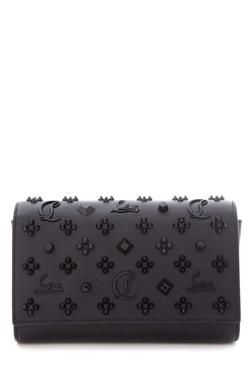 Christian Louboutin Black Paloma Leather Studded Cross-Body