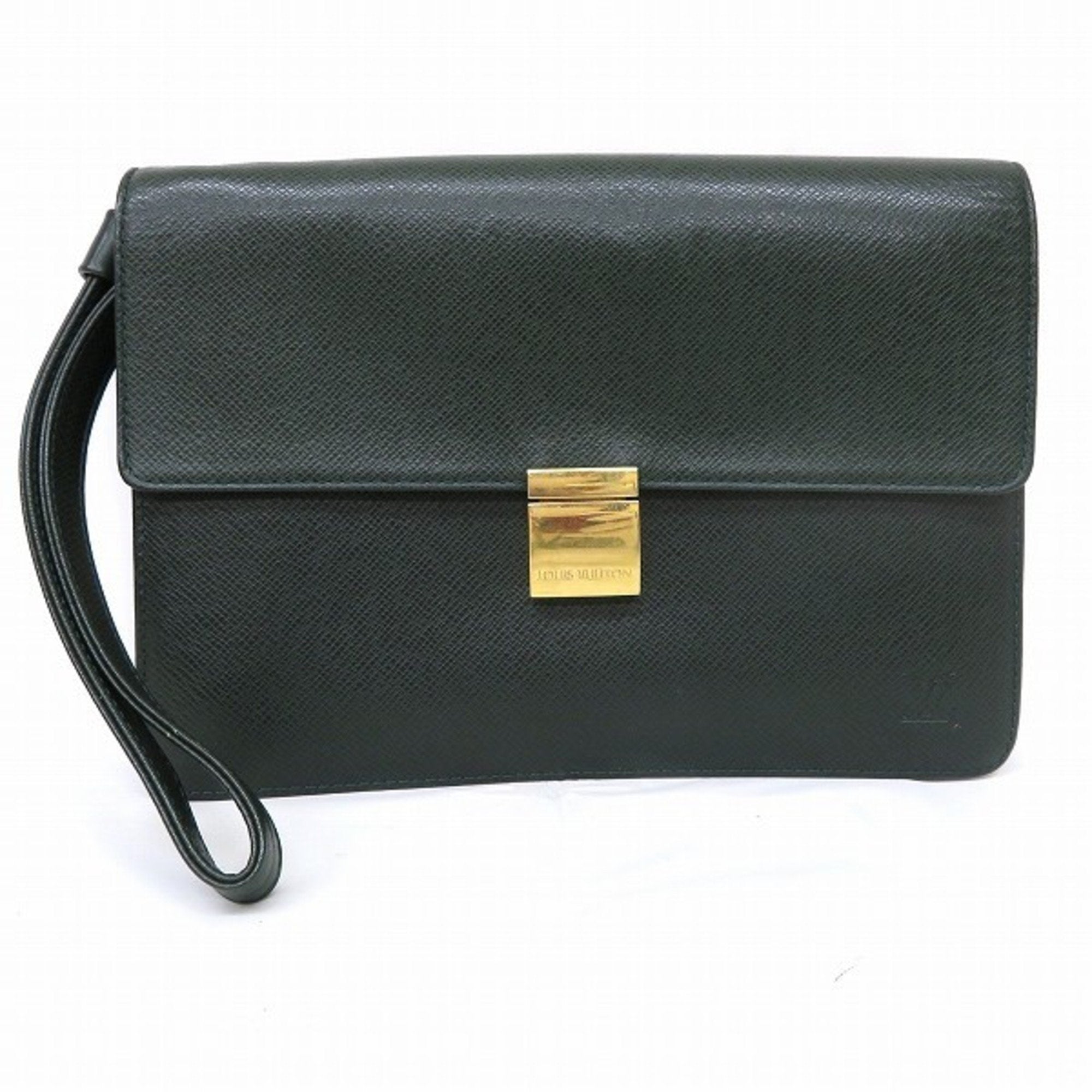 Louis Vuitton Selenga  Leather Clutch Bag ()