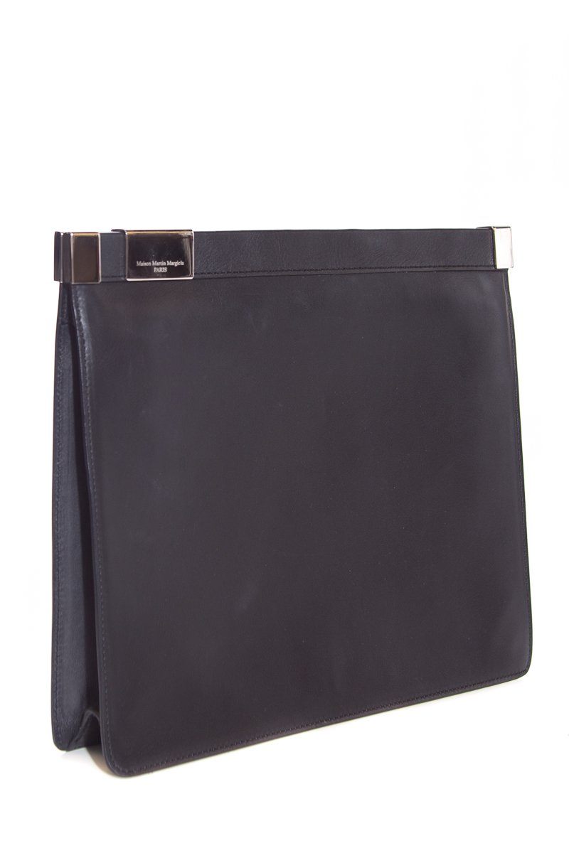 Maison Margiela Black Metal Slide Clutch