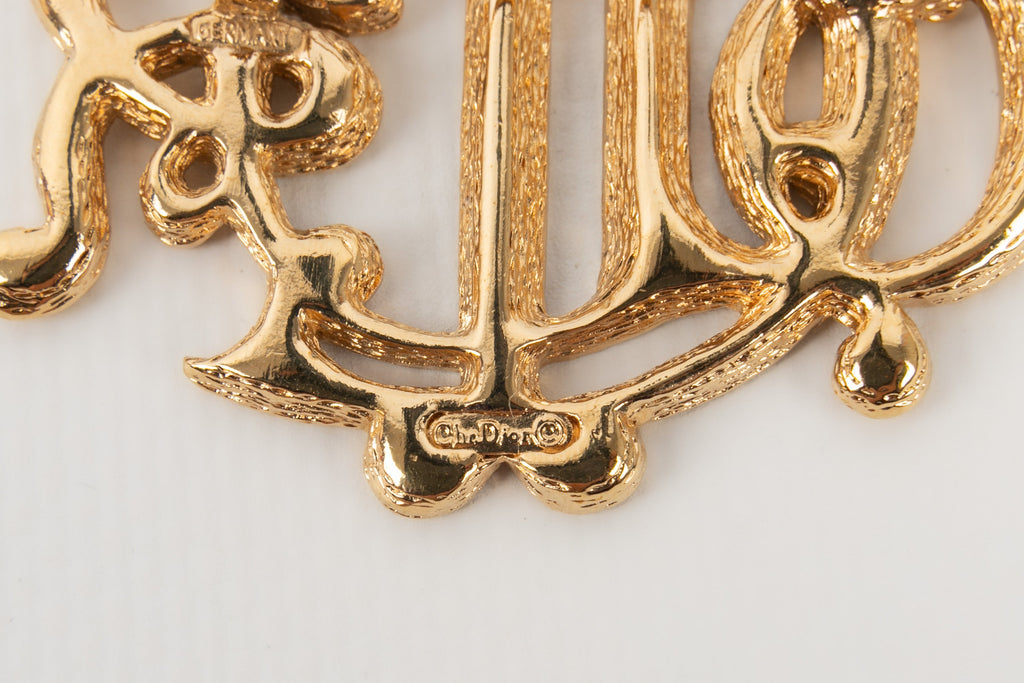 Broche dorÃƒÆ’Ã‚Â©e Dior