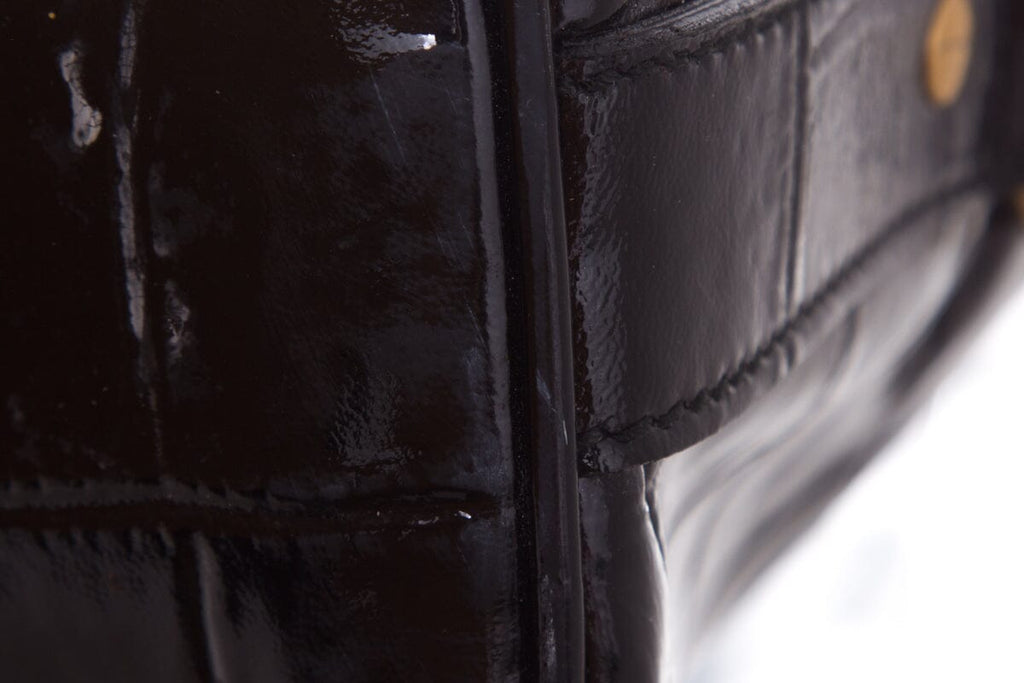 YSL Vintage Black patent Handbag