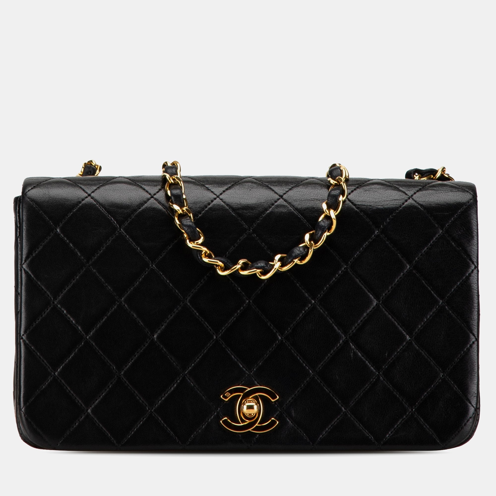 ChanelCC Quilted Lambskin Full Flap Bag
