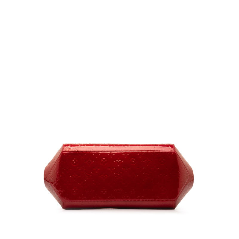 Louis Vuitton Monogram Vernis Sherwood GM Shoulder Bag M91490 Pompadour Red Emalje Patent Leather  Louis Vuitton