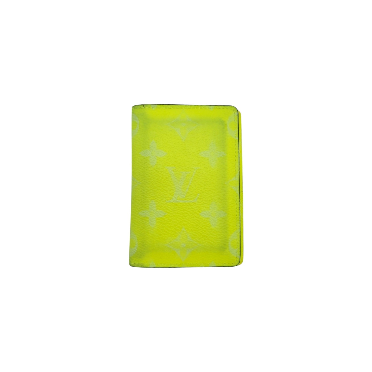 Louis Vuitton Monogram Taiga Pocket Organizer Yellow