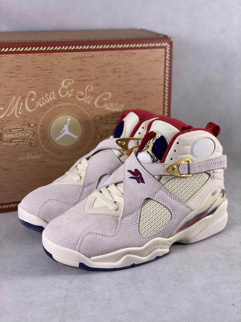 Designer SoleGlamIy x Air Jordan 8 "Mi Casa Es Su Casa"