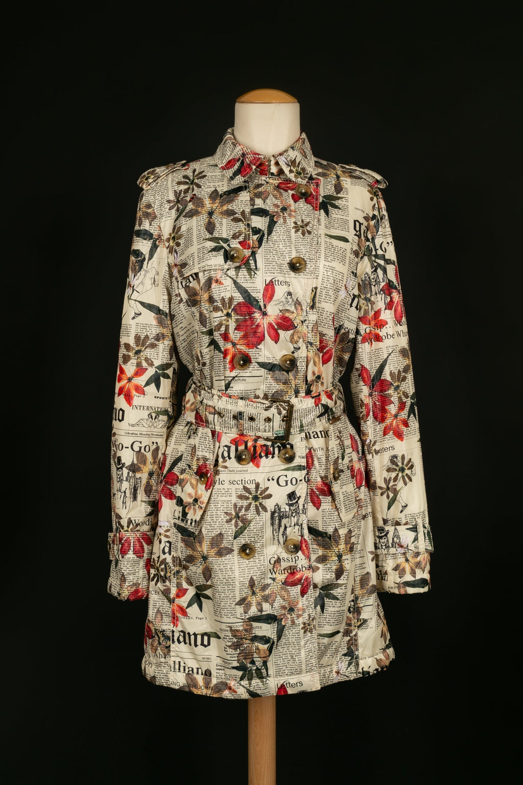 Manteau Trench John Galliano