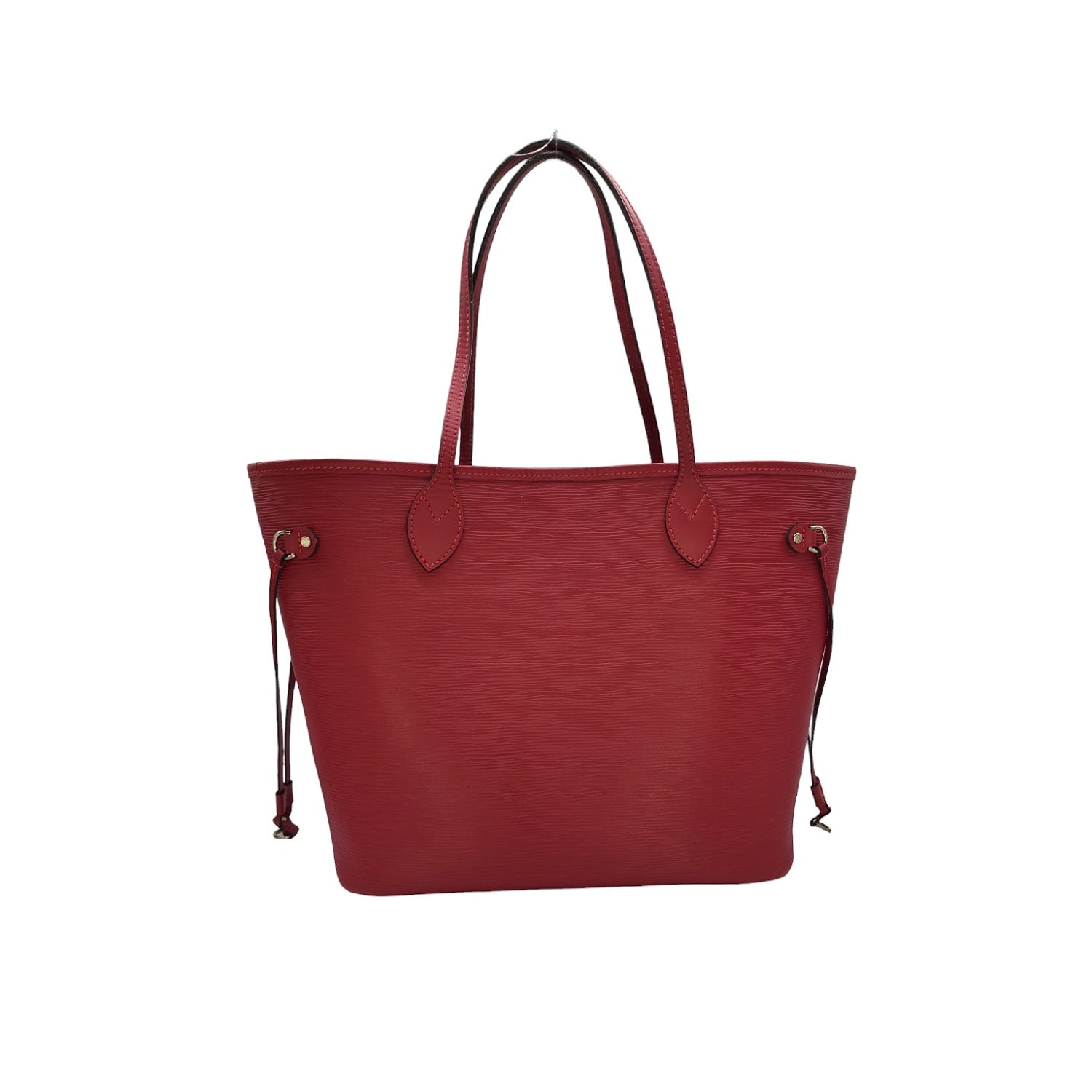 Louis Vuitton Red EPI Neverfull MM Tote w/ Pouch