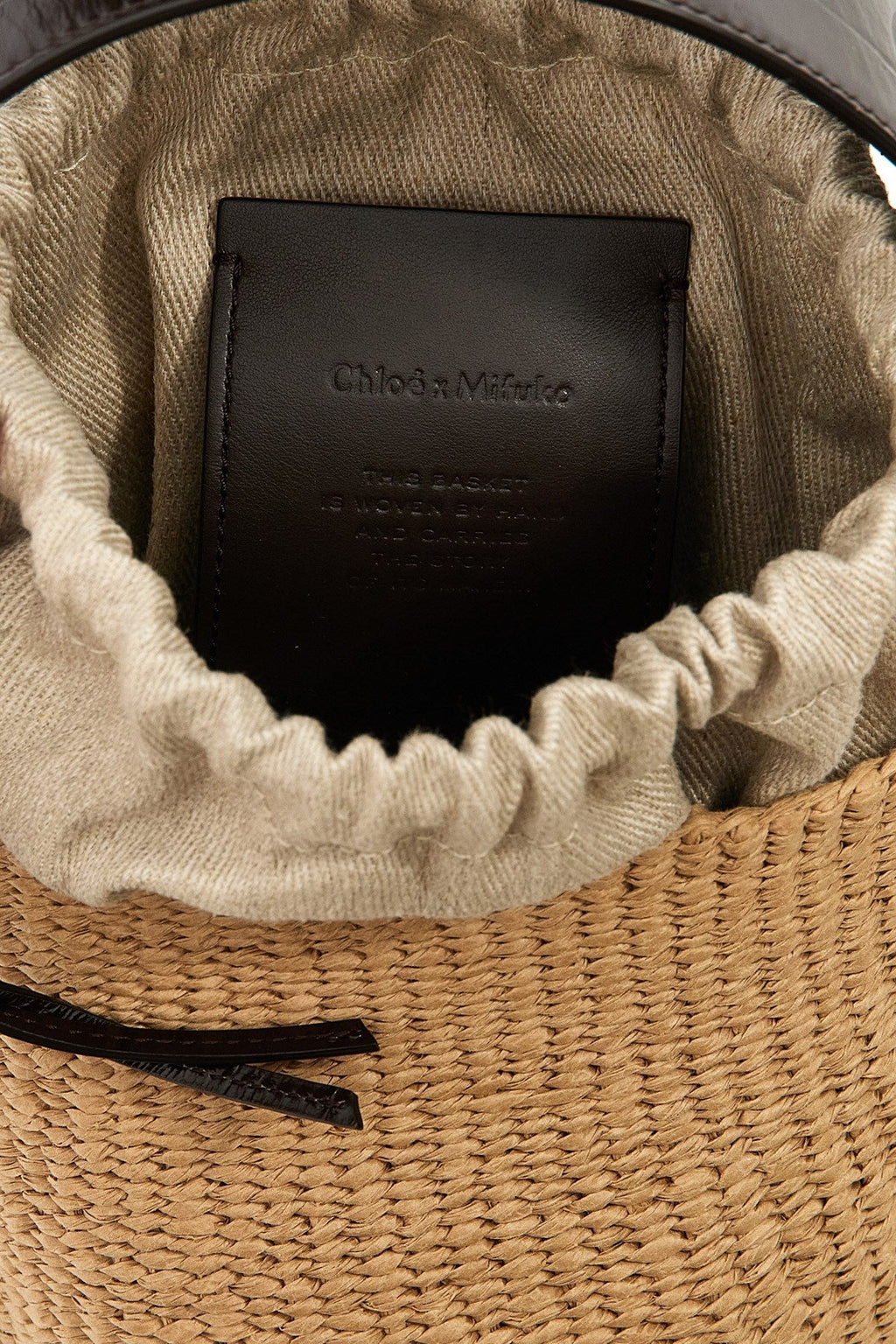 ChloÃƒÆ’Ã‚Â© Women Small 'Woody' Crossbody Bag In Woven Raffia And Pe