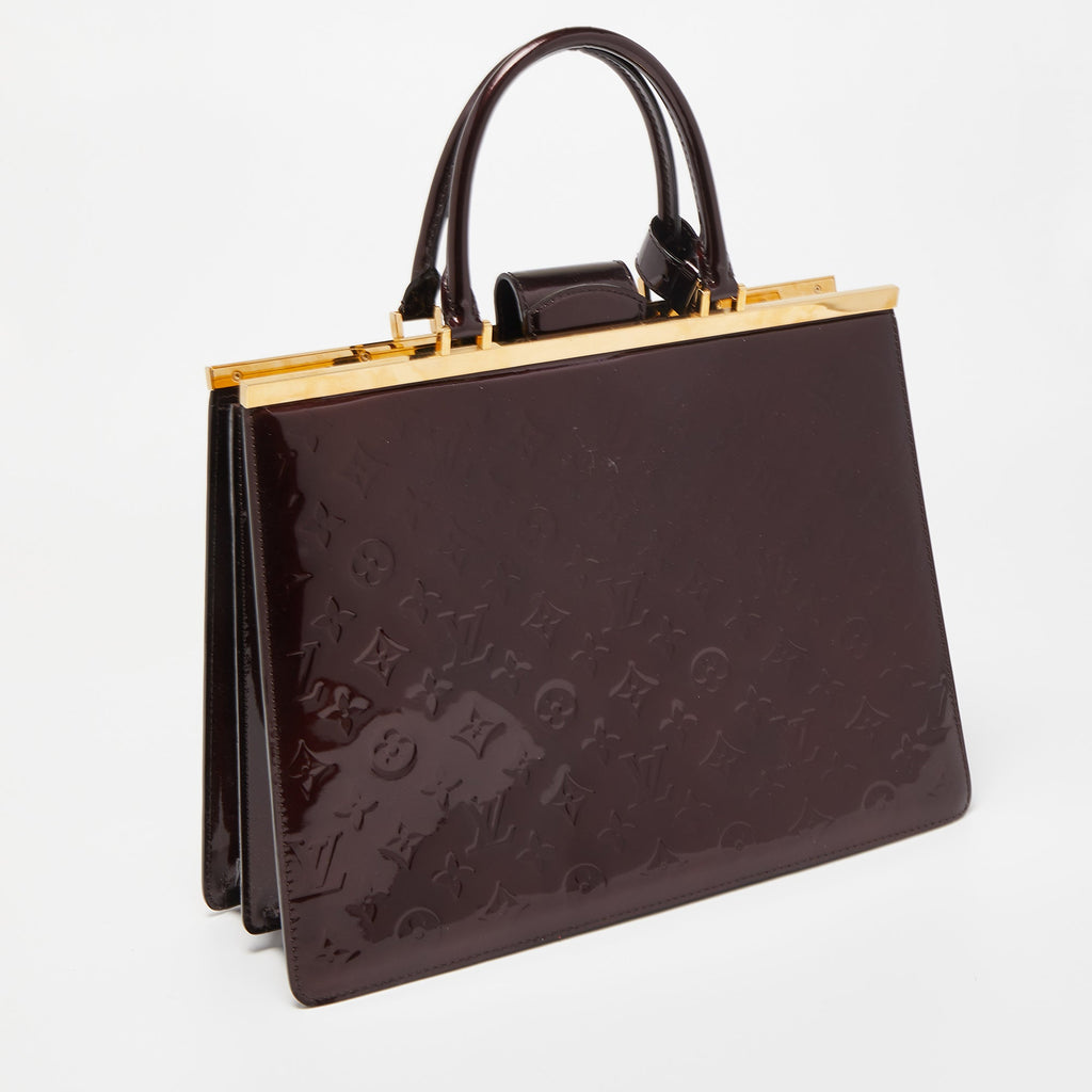 Louis Vuitton Amarante Monogram Vernis Deesse Gm Bag