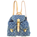 Louis Vuitton 2007 Sac a Dos GM Monogram Denim Blue M95056