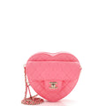 CHANEL CC in Love Heart Bag Quilted Lambskin