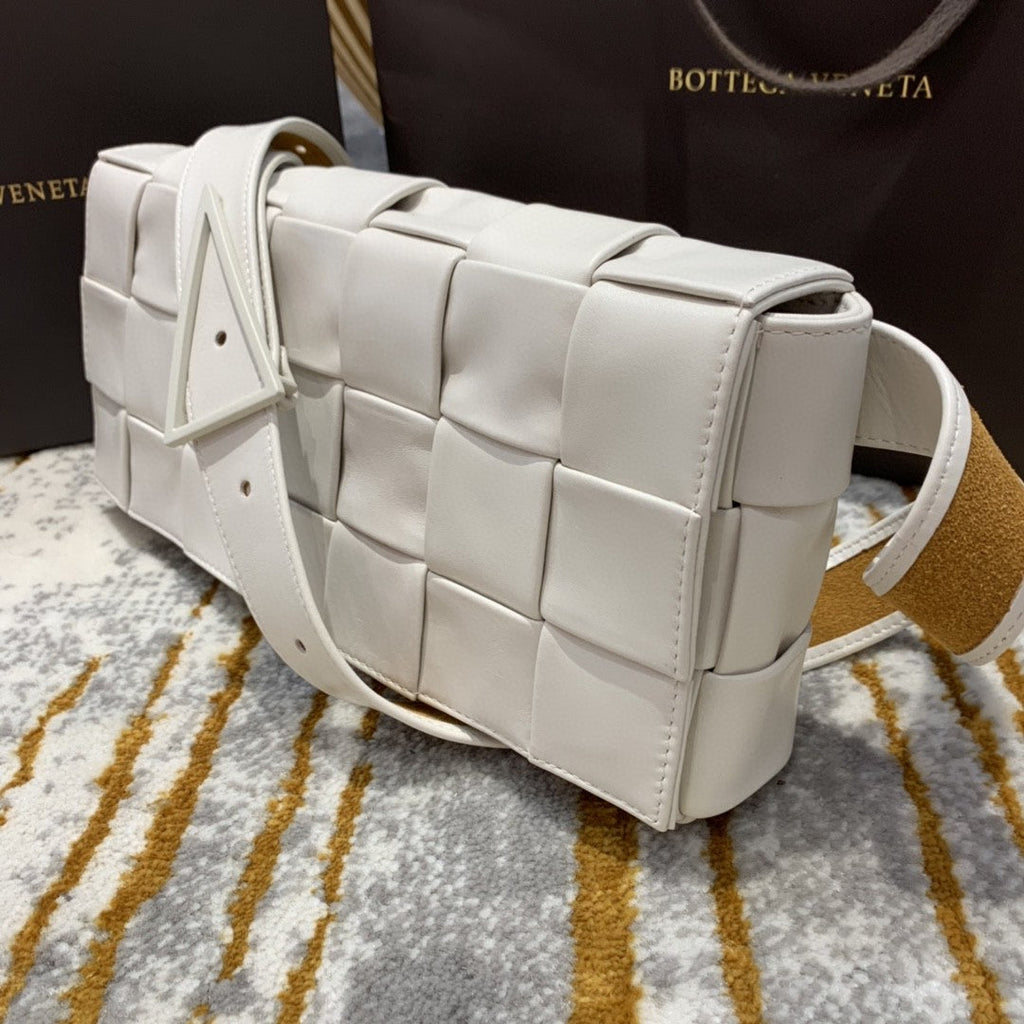 GLAMI Brick Cassette Bag For Women 11in/28cm In White