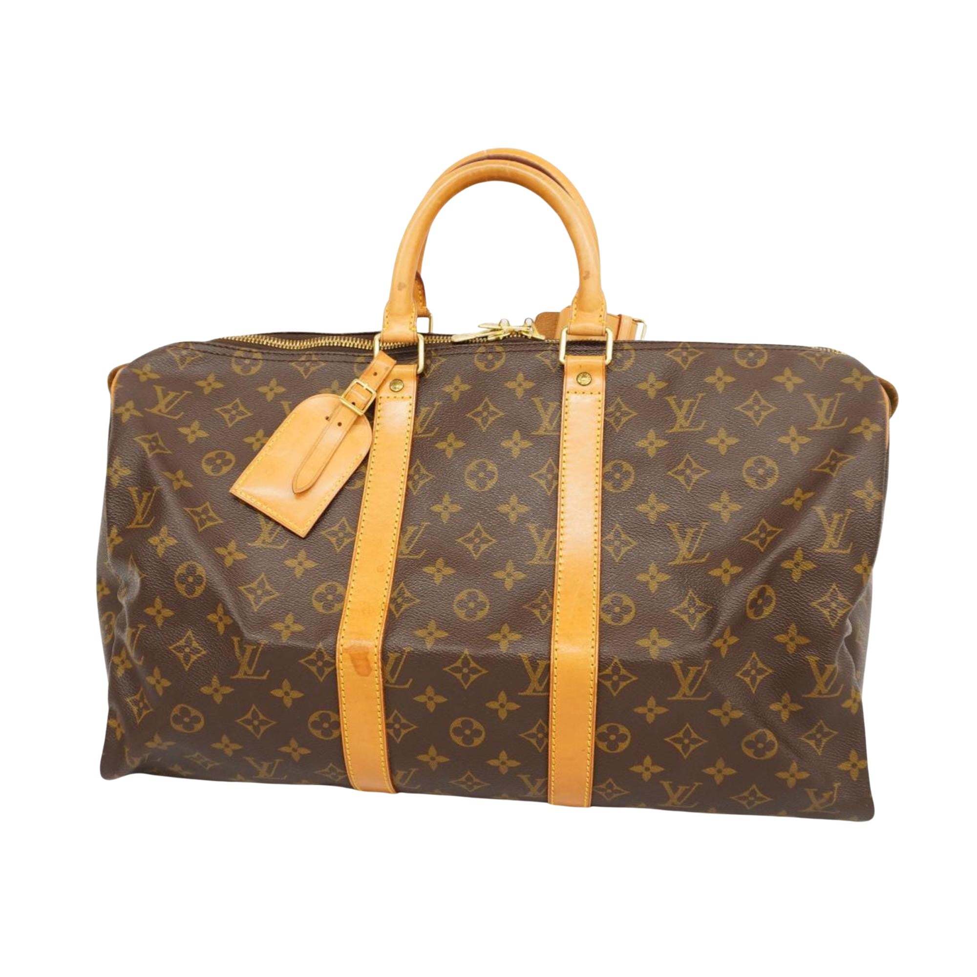 Louis Vuitton Keepall 45  Canvas Travel Bag ()