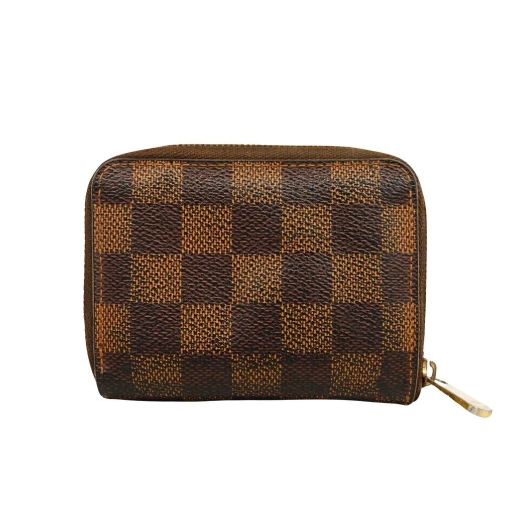 Louis Vuitton Zippy Coin Purse  Canvas Wallet  ()
