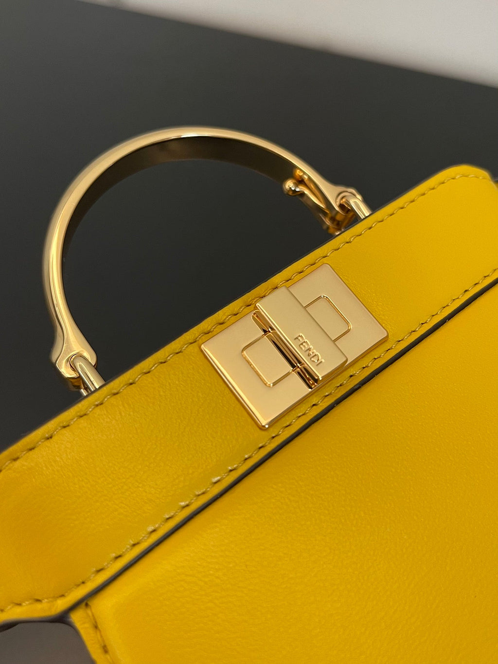 FI GlamI ISeeU Petite Yellow Micro Bag For Woman 11cm/4.5in