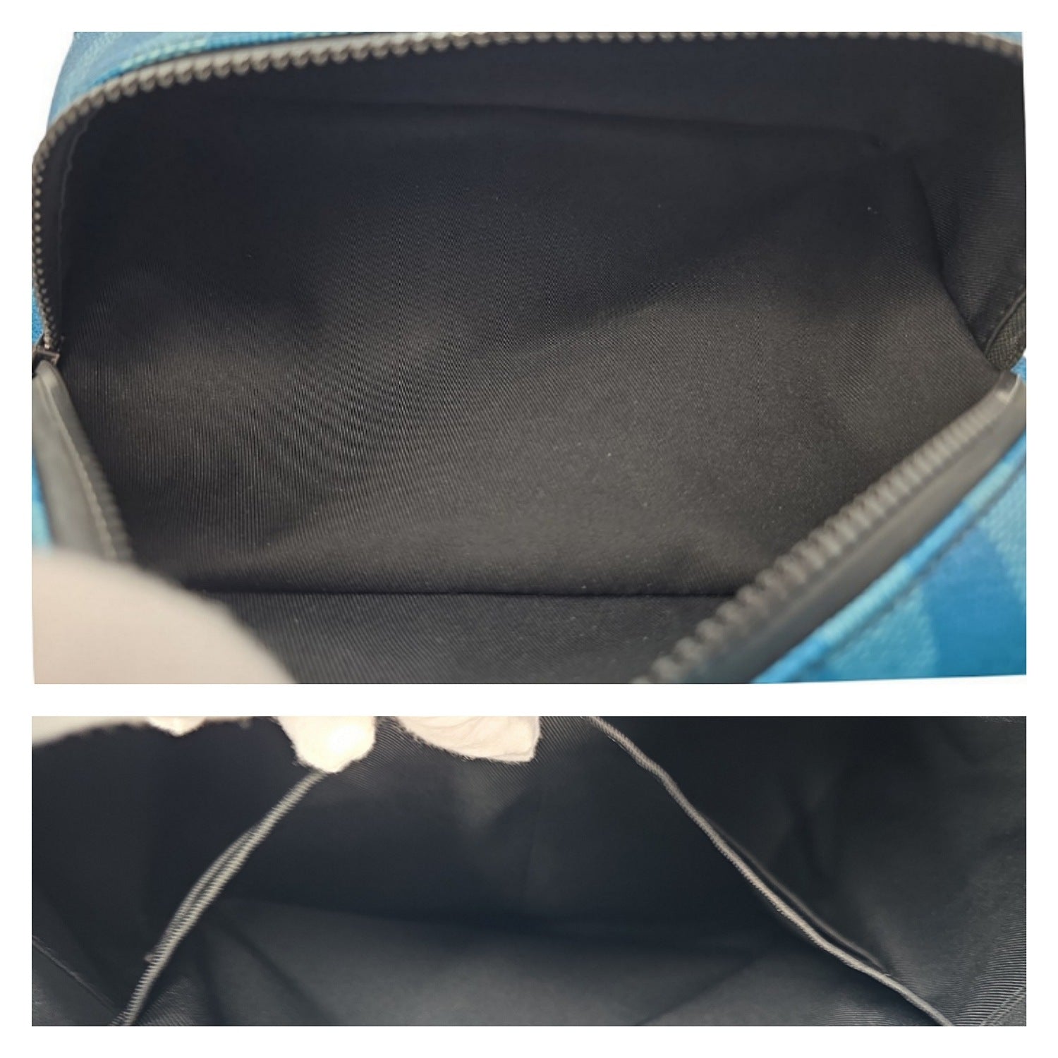 Louis Vuitton Blue Gradient Damier Stripes Discovery Backpack