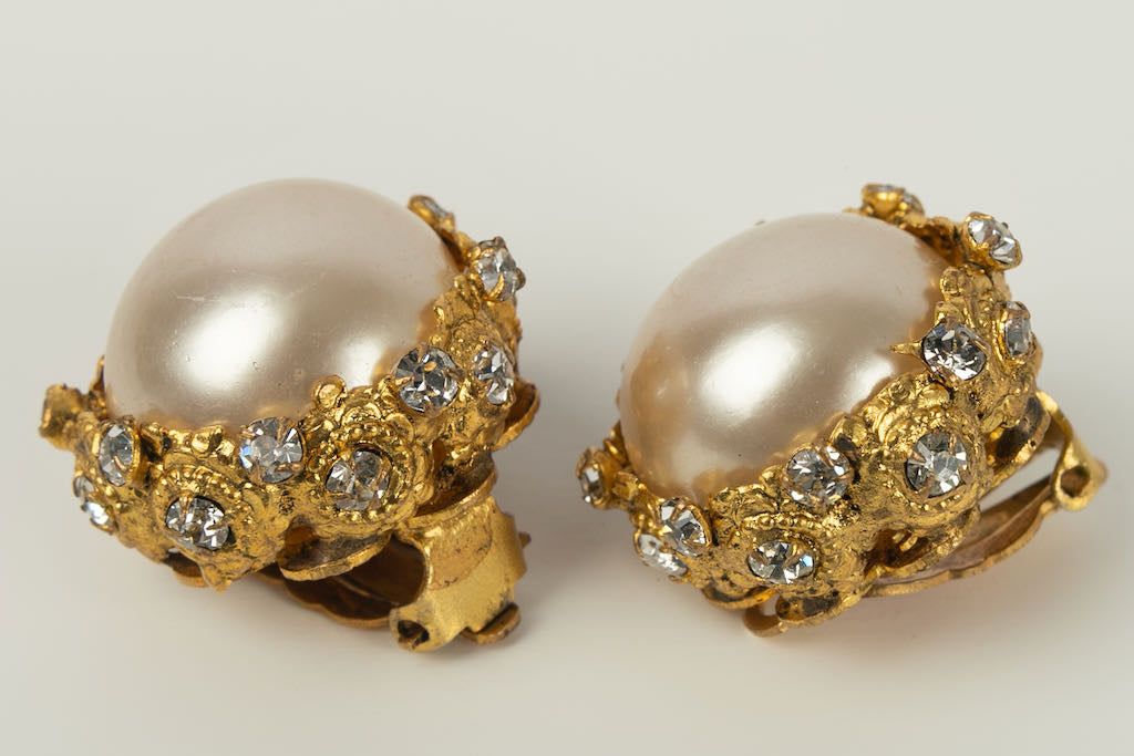 Boucles d'oreilles Chanel ÃƒÆ’Ã‚Â©poque Coco