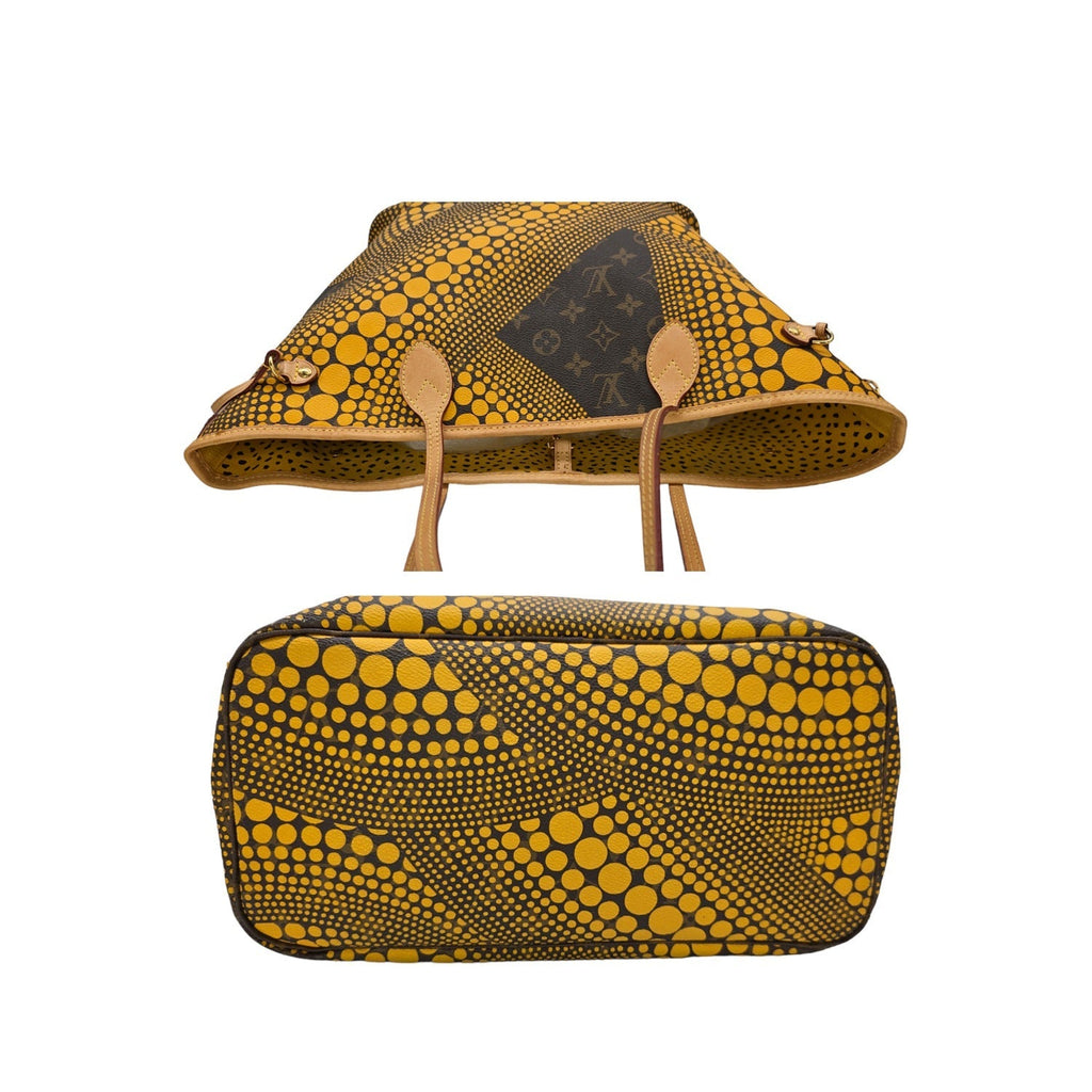 Louis Vuitton Yayoi Kusama Limited Edition Wave Neverfull  MM Tote