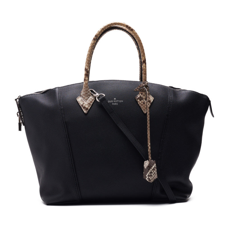LOUIS VUITTON Lewitton Parnassea Lock MM 2WAY Handbag Leather  Piso Silver  Leather Handbag  Handbag  Handbag Hybrid  Delivery