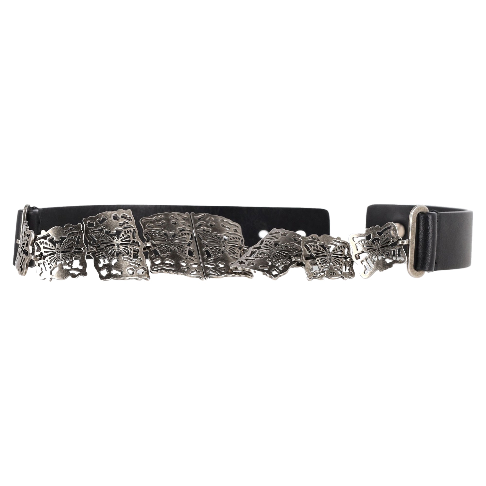 Dior Métamorphose Belt in Black Leather