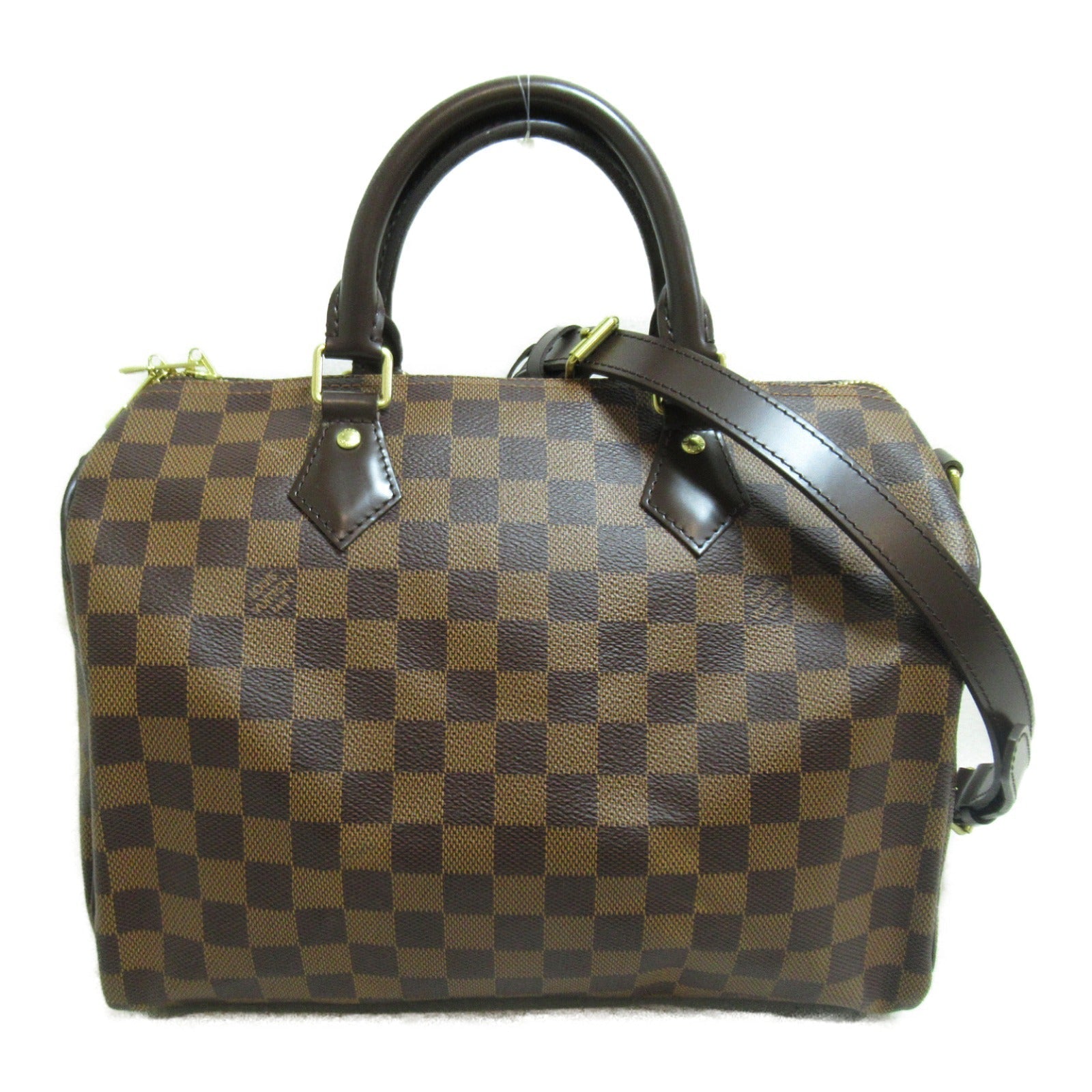Louis Vuitton Louis Vuitton Speedy Bandrier 30 2w Shoulder Bag PVC Coated Canvas Damier  Brown N41367